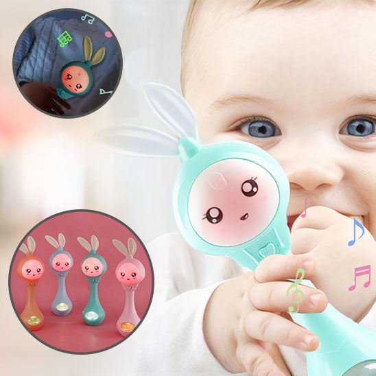 Hochet Musical Clignotant pour Bébé – Amusement et Stimulation Sensorielle