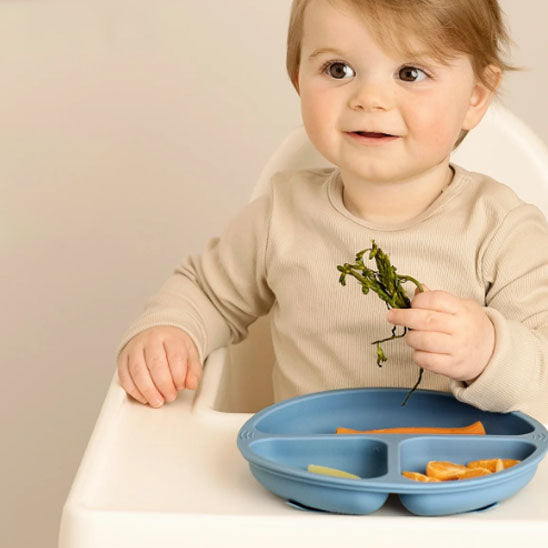 Assiette à Manger en Silicone Sans BPA pour Bébé